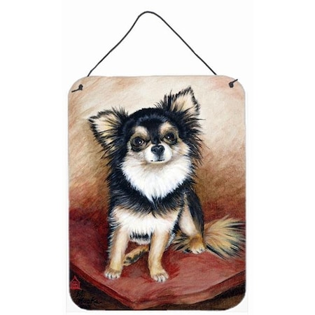 Carolines Treasures Carolines Treasures MH1035DS1216 Chihuahua Long Hair Wall and Door Hanging Prints MH1035DS1216